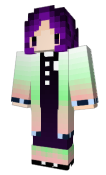 Minecraft skin TokizakiKurumi