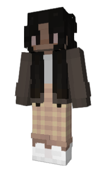 Minecraft skin Browngirl01