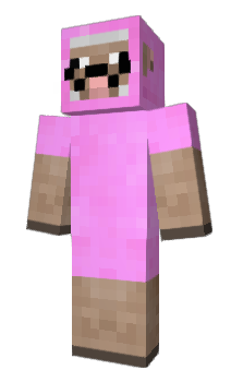 Minecraft скін по ніку pink_sheep