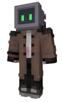 Minecraft skin TVman