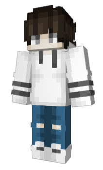 Minecraft skin White_01