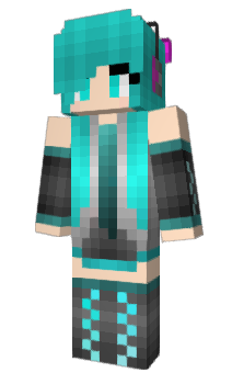 Minecraft skin CrystalWeb