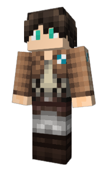 Minecraft скин по нику ErenYeager_