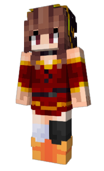 Minecraft skin Chomusuke