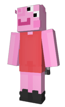 Minecraft skin PeppaBigMac