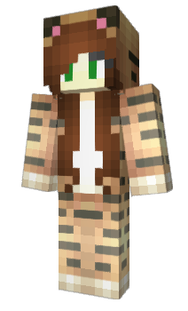Minecraft skin TinaTheTiger1