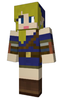 Minecraft скін по ніку Feets