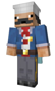 Minecraft скин по нику LuneLeVrai