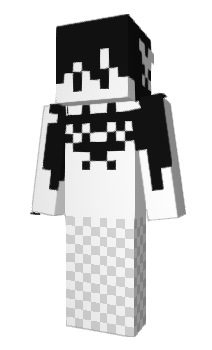 Minecraft скін по ніку HalfTransparent