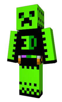 Minecraft skin 3Dpng