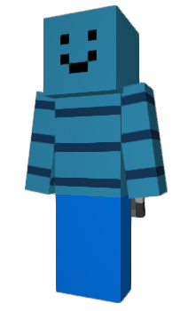 Minecraft скин по нику BluecubesYT