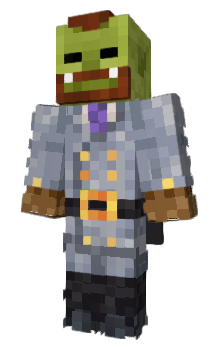 Minecraft skin SantuzzTheOrc