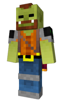 Minecraft skin SantuzzTheOrc
