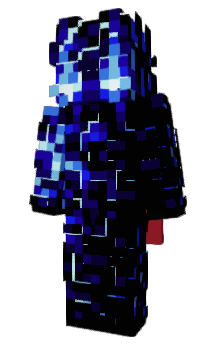 Minecraft skin BlueAndBlack