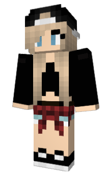 Minecraft скін по ніку HannahF