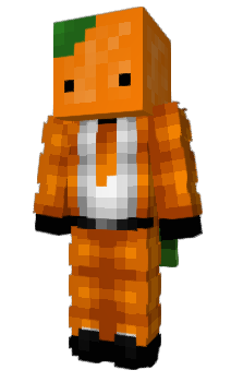 Minecraft skin OrangeFR