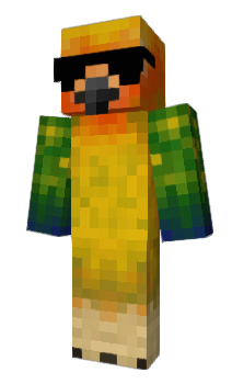 Minecraft скін по ніку ParrotX