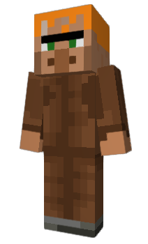 Minecraft скин по нику Ginger_Villager