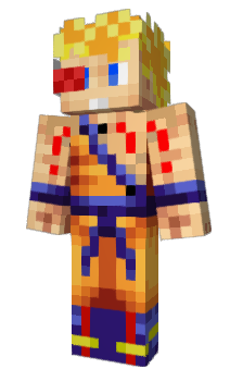 Minecraft скин по нику gokugamer44