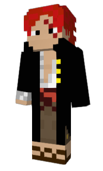 Minecraft skin Luffy_1