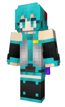 Minecraft скін по ніку HtsuneMiku