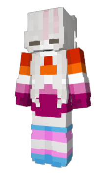 Minecraft скин по нику LesbianRights