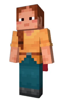 Minecraft skin trabalha