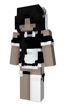 Maid Sapnap  Minecraft PE Skins