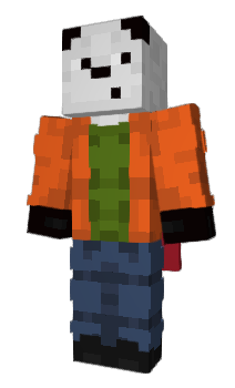 Minecraft skin pandaqwerty