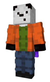 Minecraft skin pandaqwerty