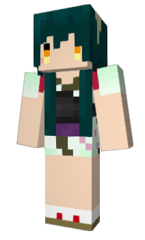 Minecraft skin Zunko