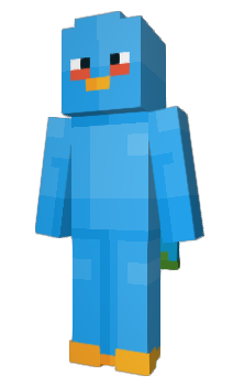 Minecraft skin Blueblrd