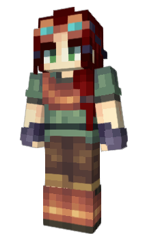 Minecraft скин по нику SenseiRed