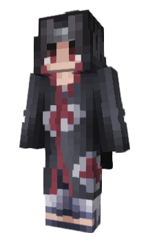 Minecraft skin Itachi