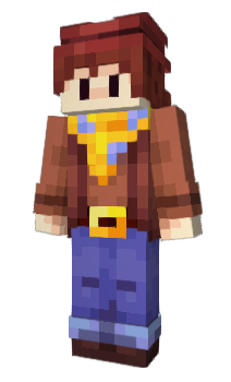 Minecraft skin CloverUndertale