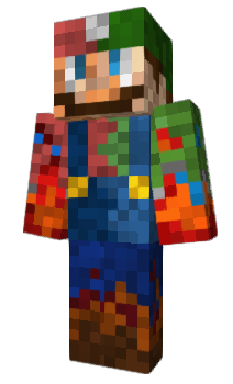 Minecraft скин по нику MarioBros