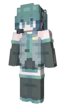 Minecraft скін по ніку HatsumeMiku