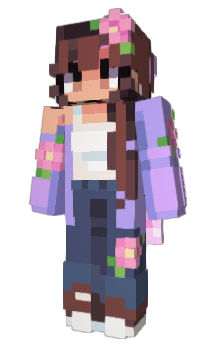 Minecraft скін по ніку VioletRains37