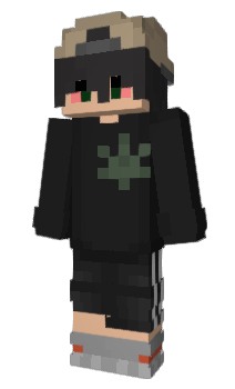 Minecraft skin CrazyxMiku