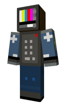 Minecraft скін по ніку RetroTV