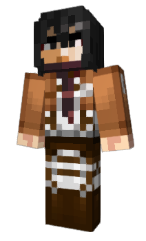 Minecraft скін по ніку Mikasamika