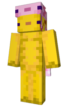 Minecraft skin LimeAxolotl