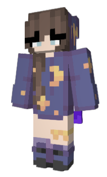 Minecraft skin LuniVee