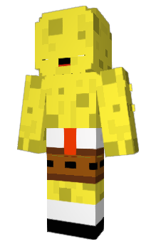 Minecraft skin SpongeBob0