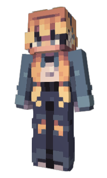 Minecraft skin PigtailTHUNDER