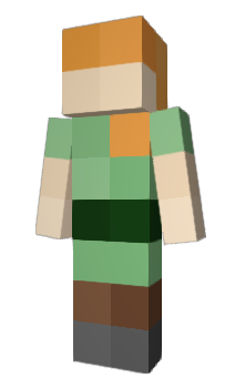 Minecraft скин по нику OrangeSamurai
