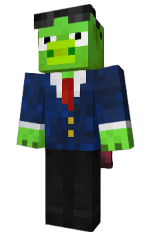 Minecraft скин по нику Zelenii_sensei