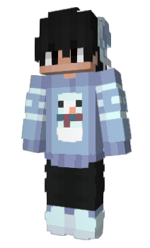 Minecraft скін по ніку SnowTro