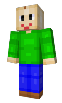 Minecraft скин по нику BaldiNOOBER