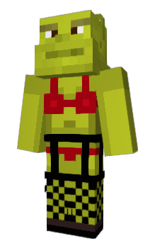 Minecraft skin ShrekNotFound